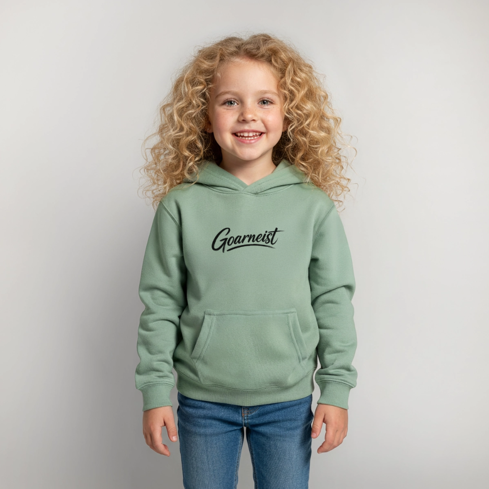 Goarneist Kinder Hoodie - Graugrün