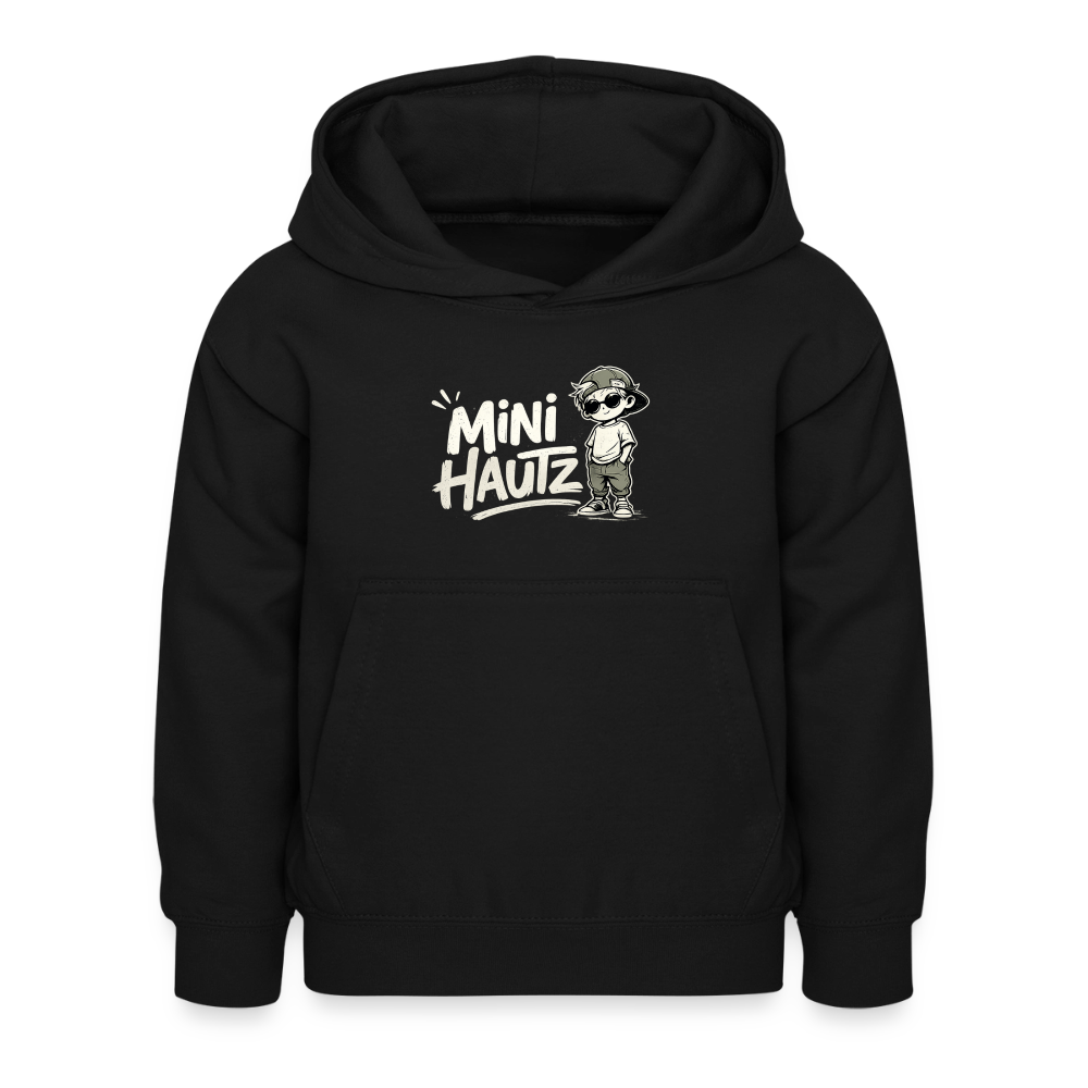 Mini Hautz Kinder Hoodie - Schwarz