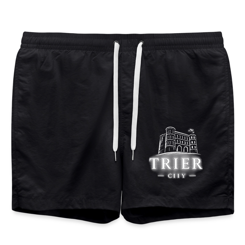 Trier Badeshorts - Schwarz