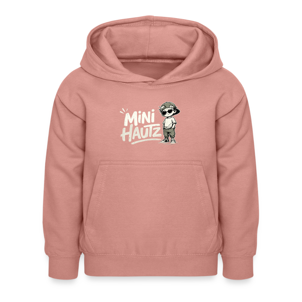 Mini Hautz Kinder Hoodie - Altrosa