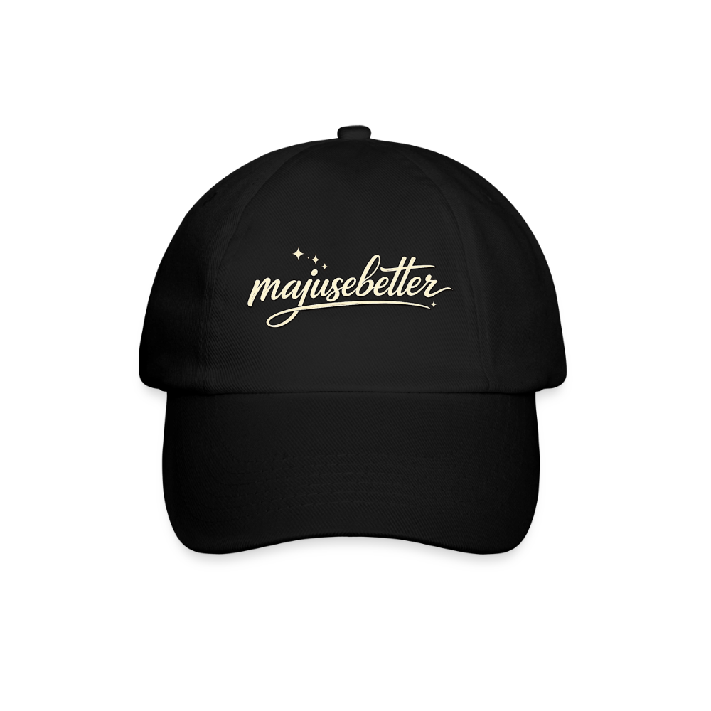 Majusebetter Baseballkappe - Schwarz/Schwarz