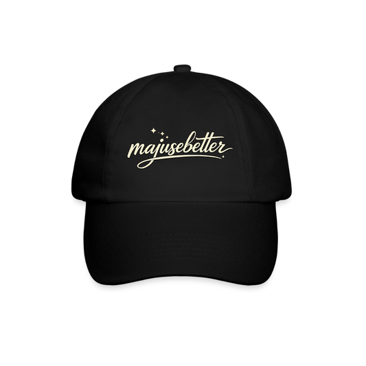 Majusebetter Baseballkappe - Schwarz/Schwarz
