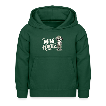 Mini Hautz Kinder Hoodie - Flaschengrün
