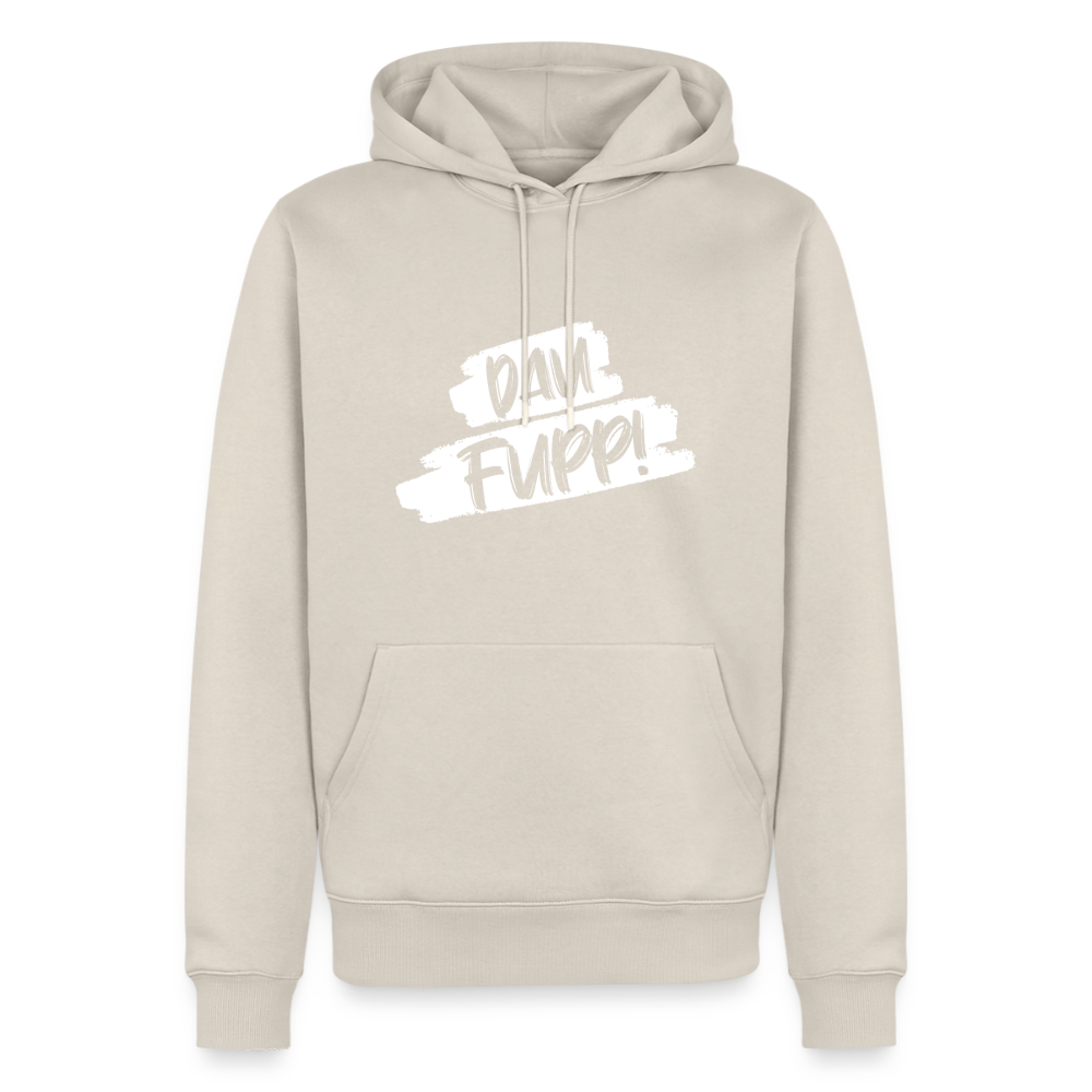 Dau Fupp Männer Premium Hoodie - Beige