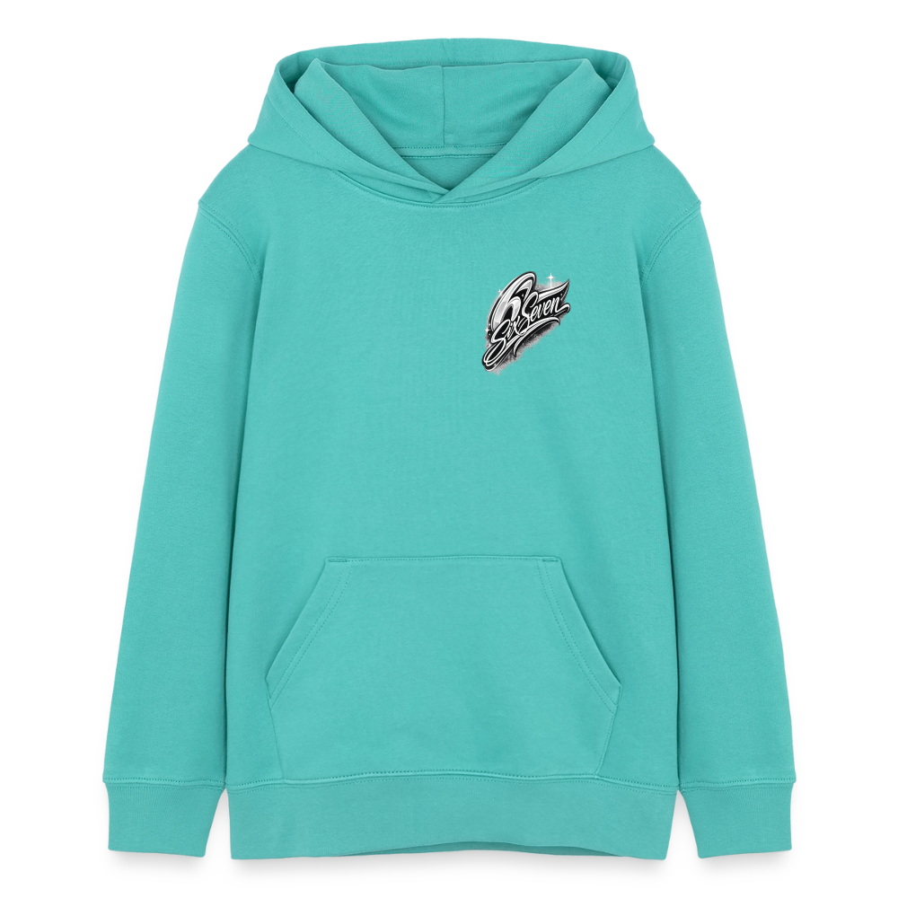 Teenager Organic Hoodie Mini Cruiser von Stanley/Stella - Poolblau