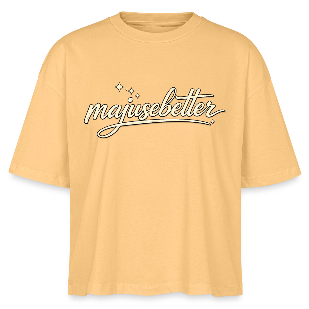 Majusebetter  Frauen Boxy Bio-T-Shirt Nova - Mispel