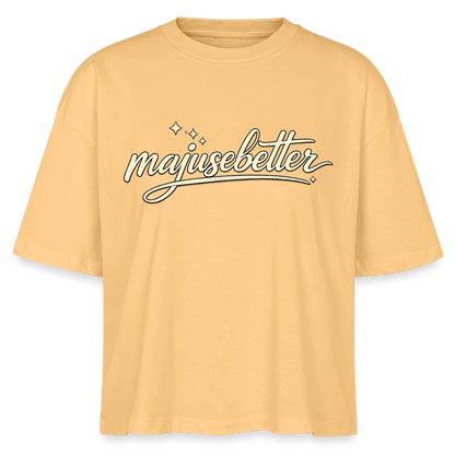 Majusebetter  Frauen Boxy Bio-T-Shirt Nova - Mispel