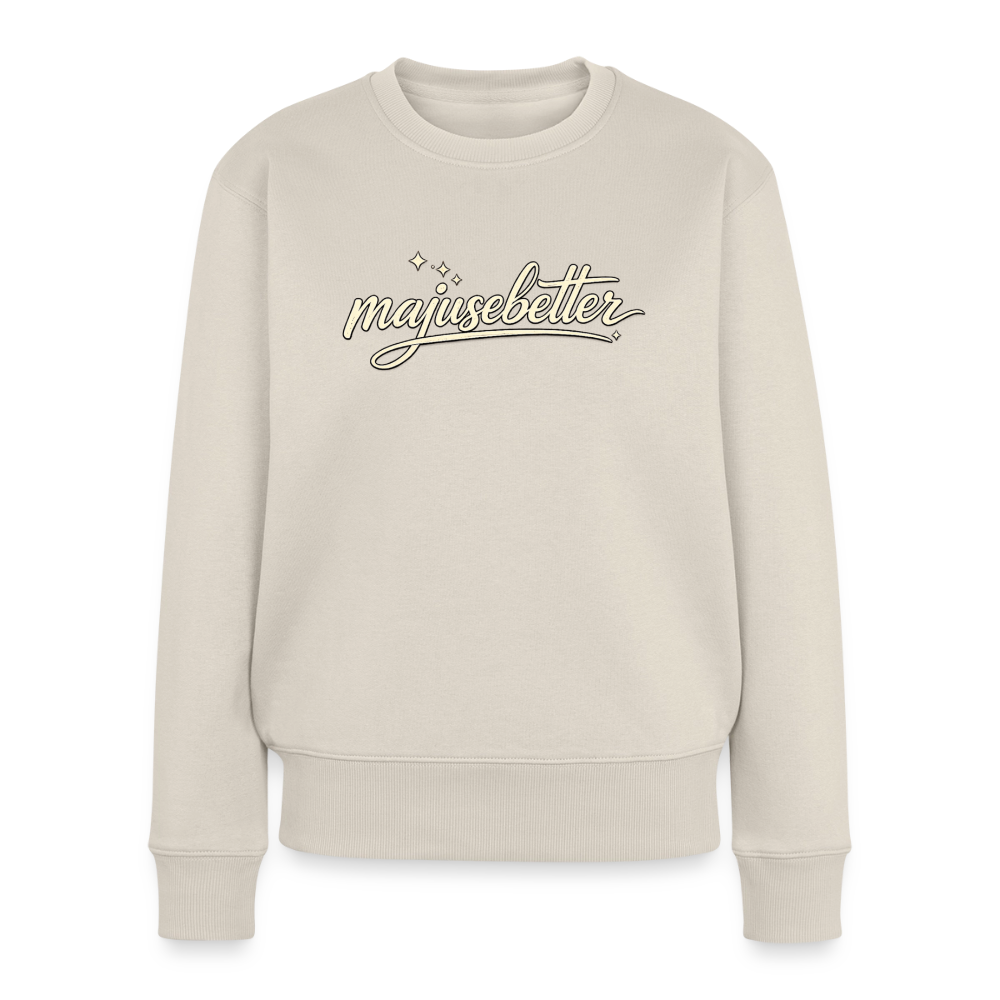 Majusebetter Frauen Premium Pullover - Beige