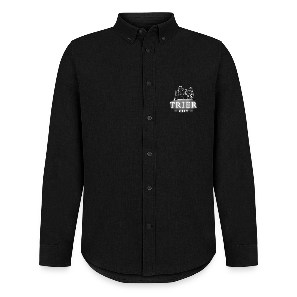 Trier Männer Oxford Hemd von Stanley/Stella - Schwarz