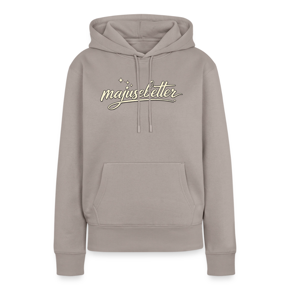 Majusebetter Frauen Premium Hoodie - Taupe
