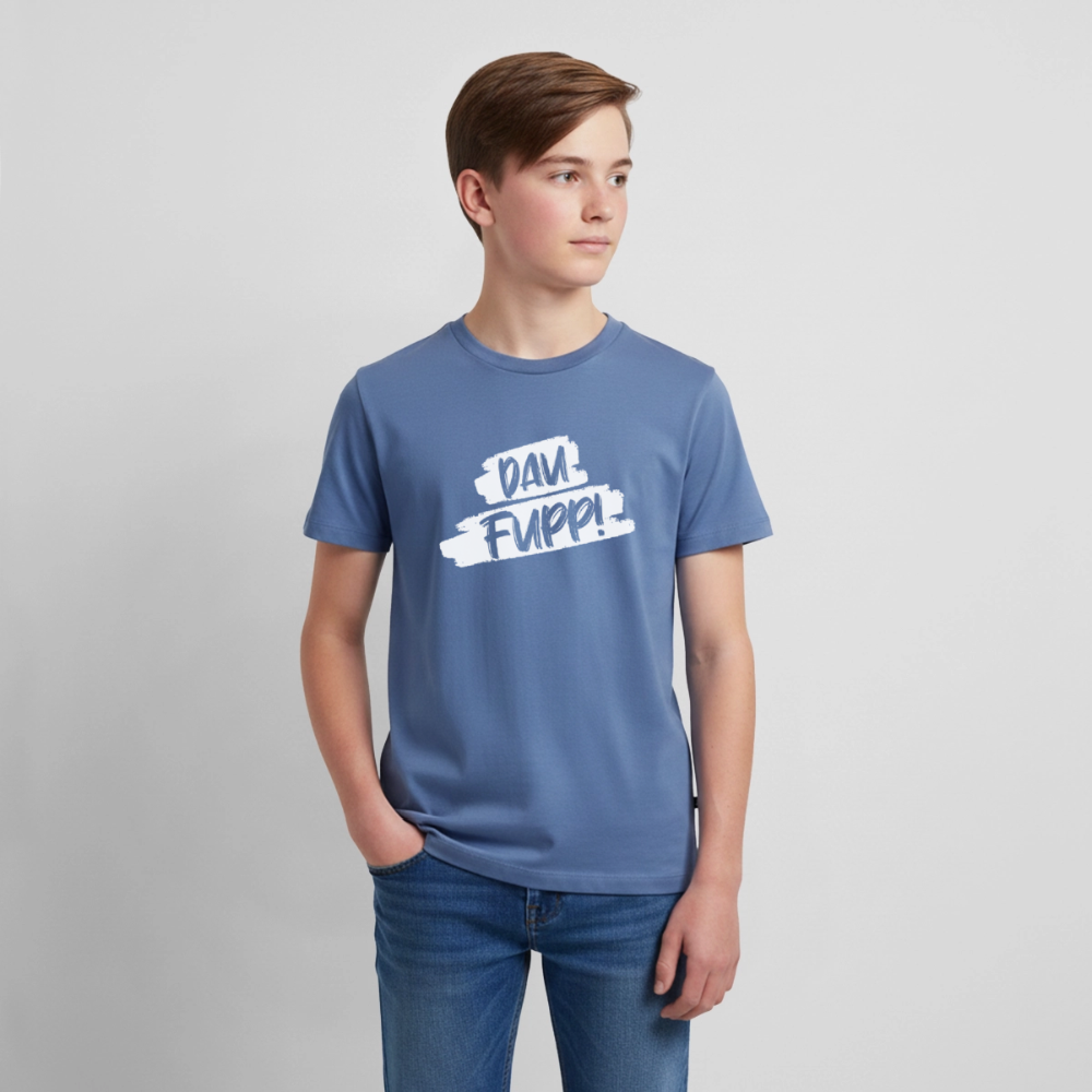 Dau Fupp Teenager Premium T-Shirt - Taubenblau