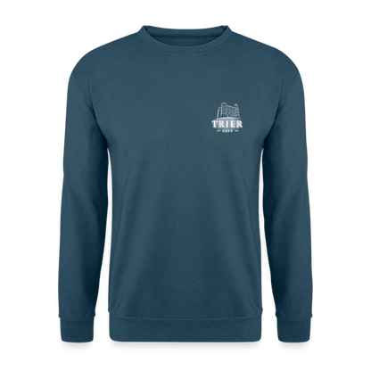 Trier Unisex Pullover - Indigoblau