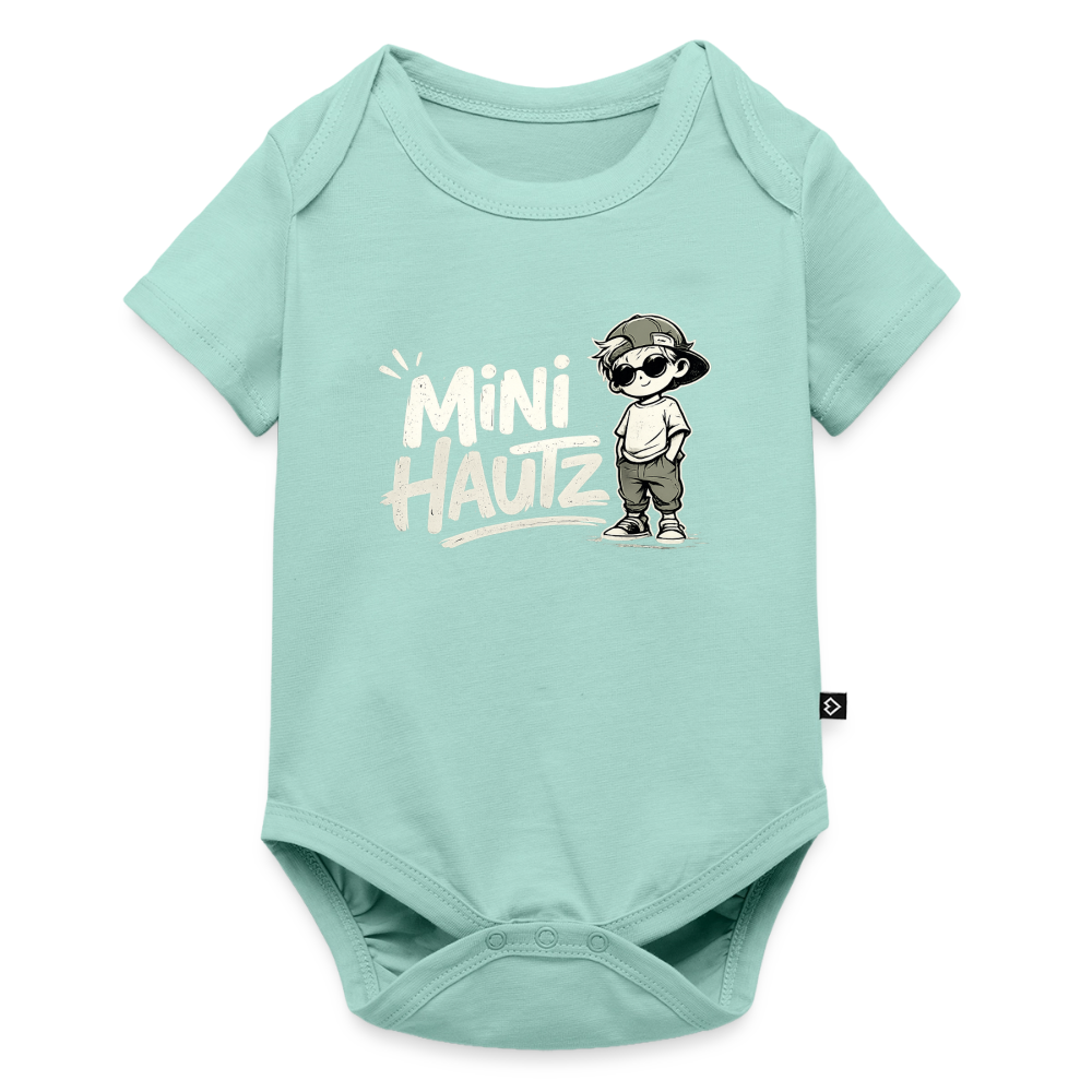 Mini Hautz Baby Bio-Kurzarm-Body - Mint 