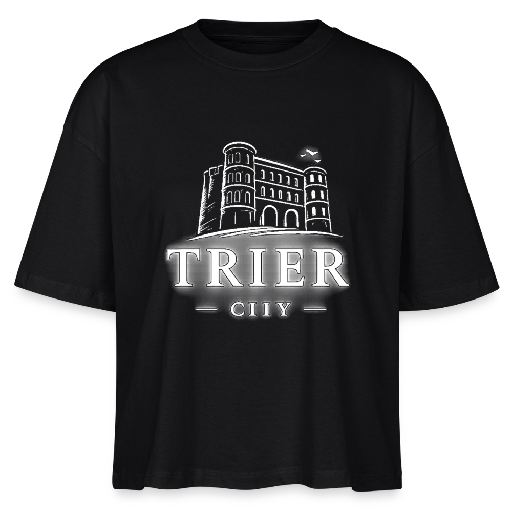 Trier Stanley/Stella Frauen Boxy Bio-T-Shirt Nova - Schwarz