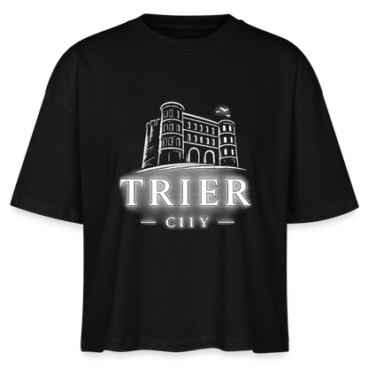 Trier Stanley/Stella Frauen Boxy Bio-T-Shirt Nova - Schwarz