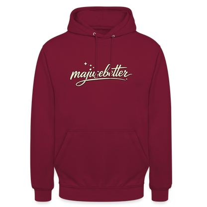 Majusebetter Unisex Hoodie - Bordeaux