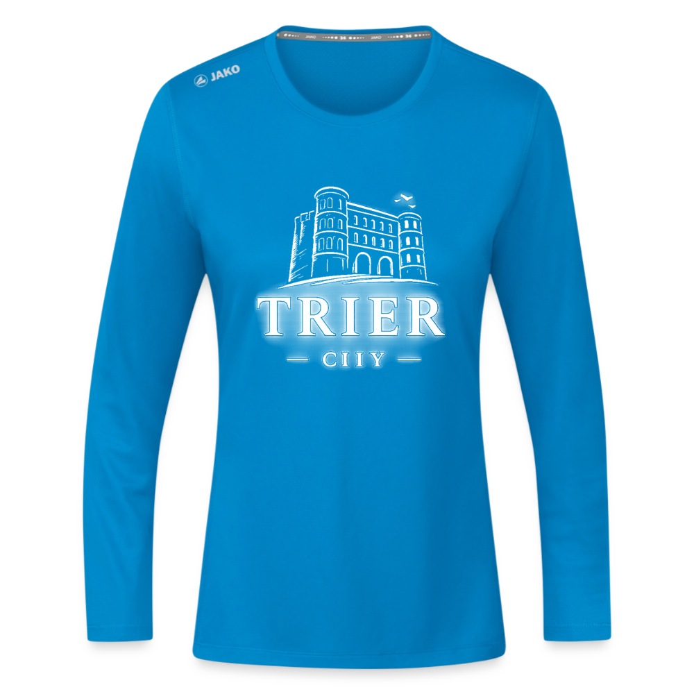 Trier JAKO Frauen Longsleeve Run 2.0 - Saphirblau