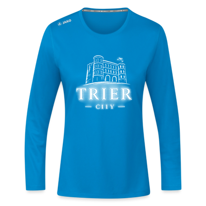 Trier JAKO Frauen Longsleeve Run 2.0 - Saphirblau