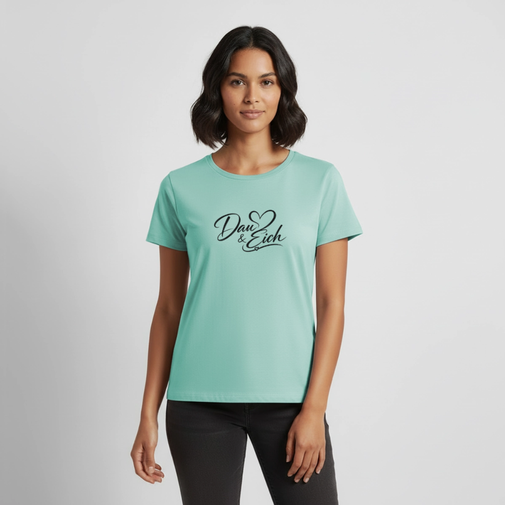 Dau & Eich Frauen Premium T-Shirt - Mint 