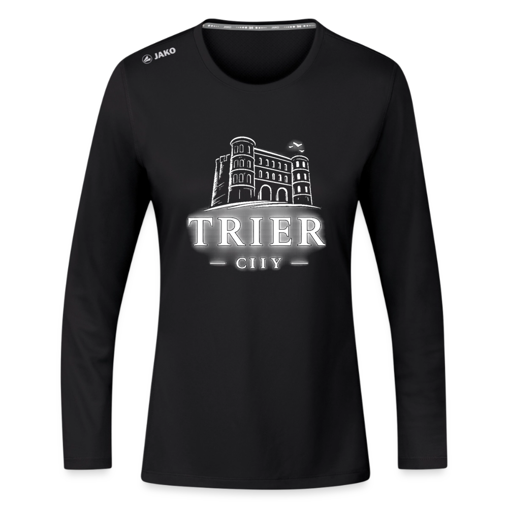 Trier JAKO Frauen Longsleeve Run 2.0 - Schwarz