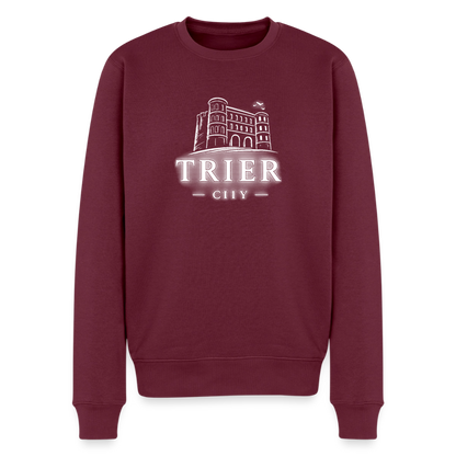 Trier Männer Premium Pullover - Burgunderrot