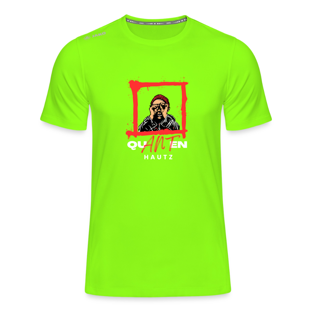 Quanten Hautz JAKO Männer T-Shirt Run 2.0 - Neongrün