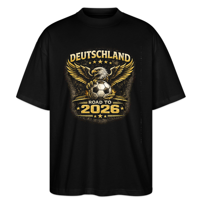 Deutschland  Oversized Unisex Bio T-Shirt - Schwarz