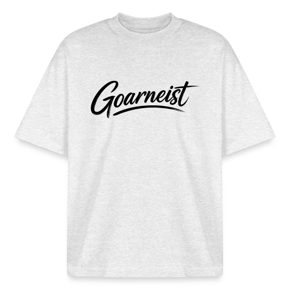 Goarneist Boxy Heavyweight Unisex Organic T-Shirt - Kühles Grau meliert