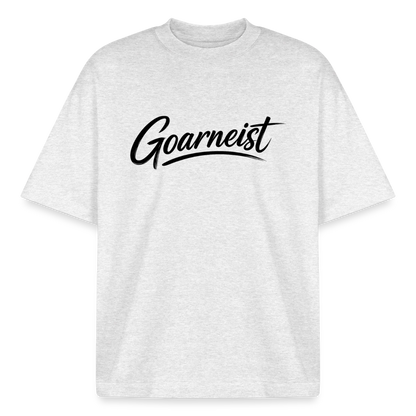 Goarneist Boxy Heavyweight Unisex Organic T-Shirt - Kühles Grau meliert