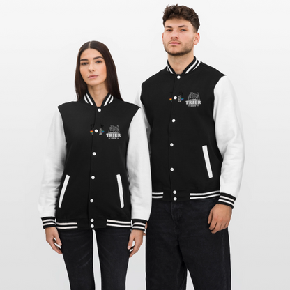 Trier College-Sweatjacke - Schwarz/Weiß
