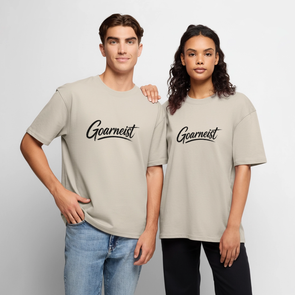 Goarneist Unisex Premium Oversized Bio T-Shirt - Beige
