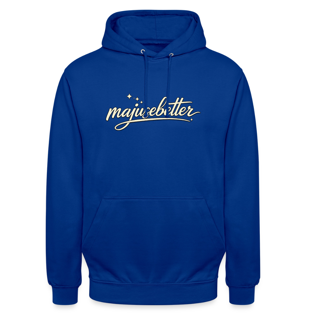 Majusebetter Unisex Hoodie - Royalblau