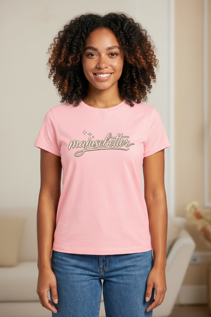Majusebetter Frauen Supima Cotton T-Shirt –